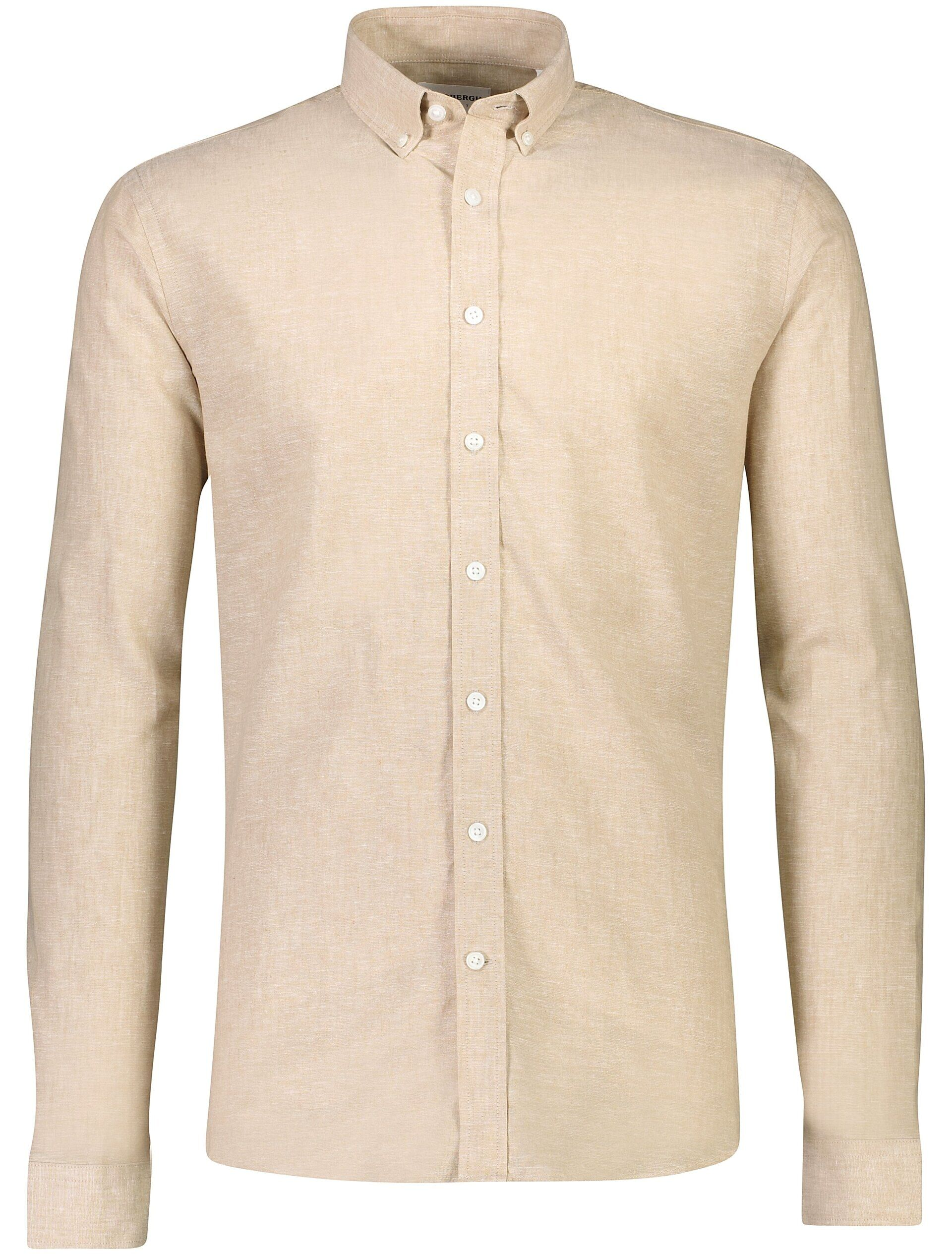 Casual Linen Shirt - Beige